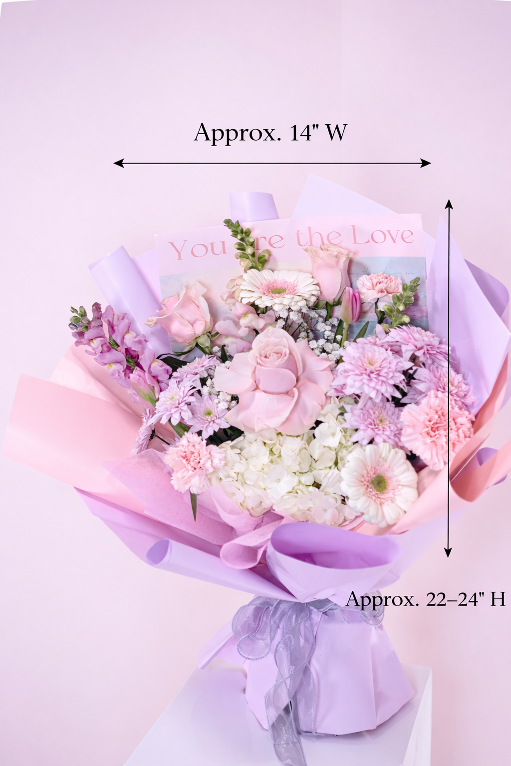 Valentine's You Are The Love Pastel Bouquet