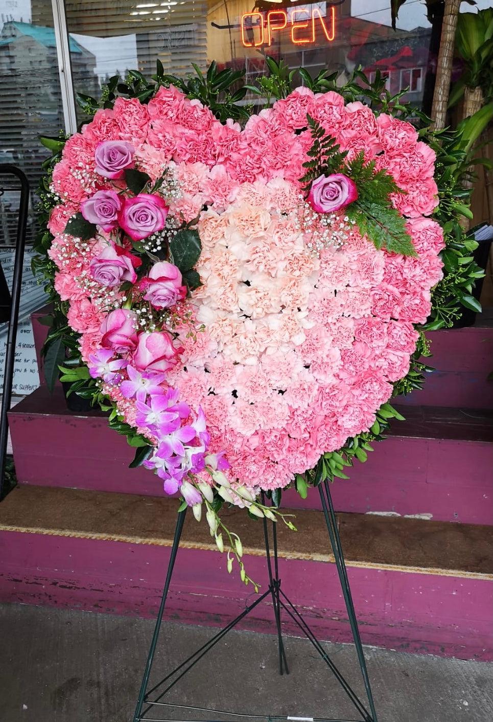 Forever in Our Hearts Wreathe - Four Seasons Floristry