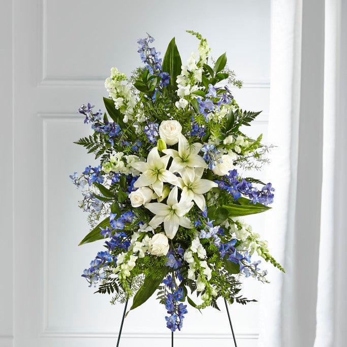 Forever in our Thoughts Standing Spray - Four Seasons Floristry
