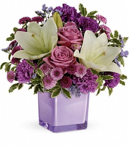 Pleasing Purple Bouquet - Four Seasons Floristry