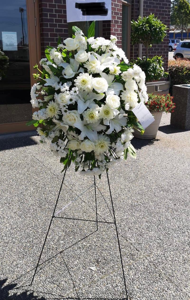 Serenity Standing Spray - Four Seasons Floristry