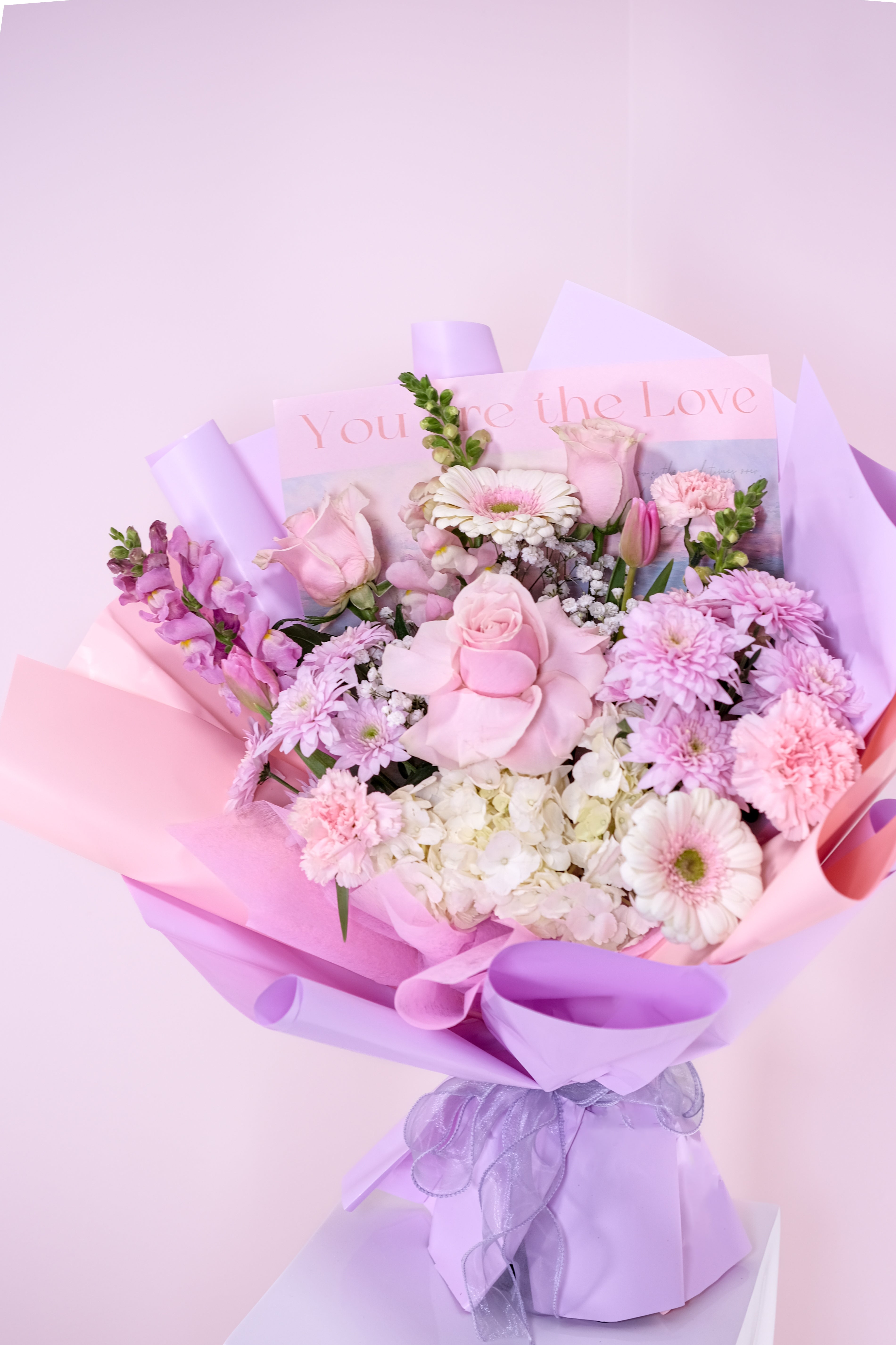 Valentine's You Are The Love Pastel Bouquet