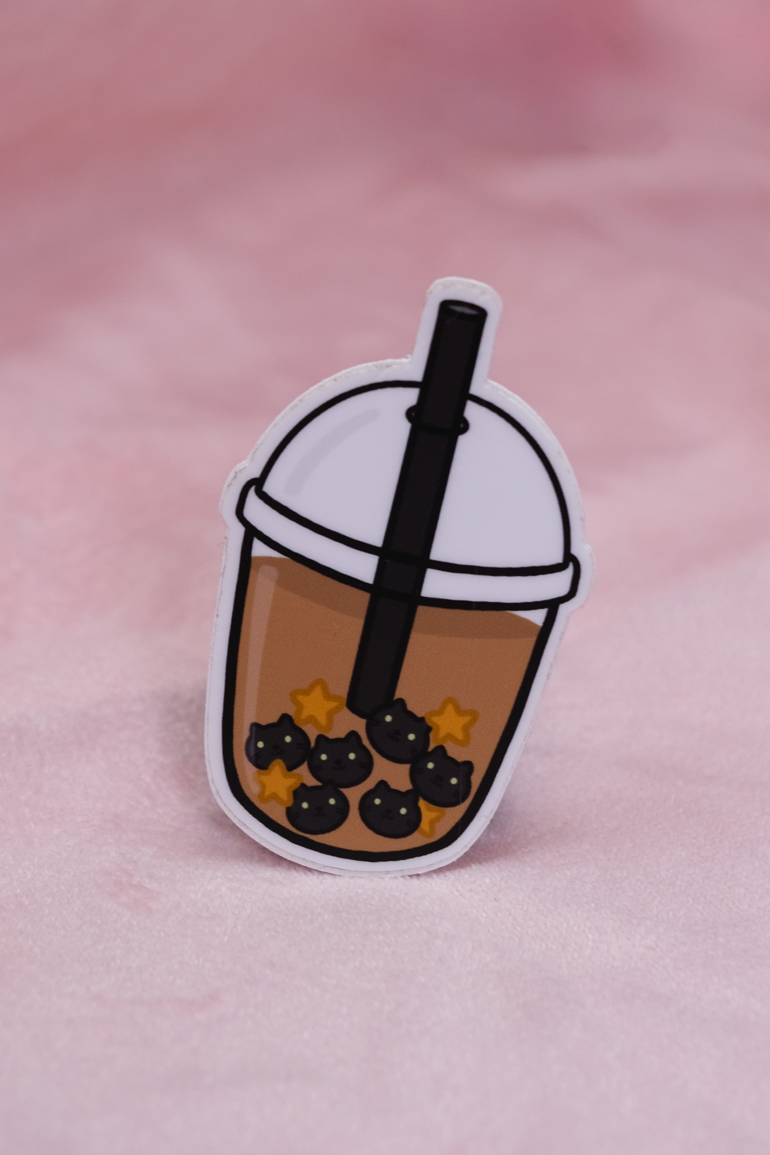 Boba Kitty Purrrls Premium Matte Vinyl Sticker
