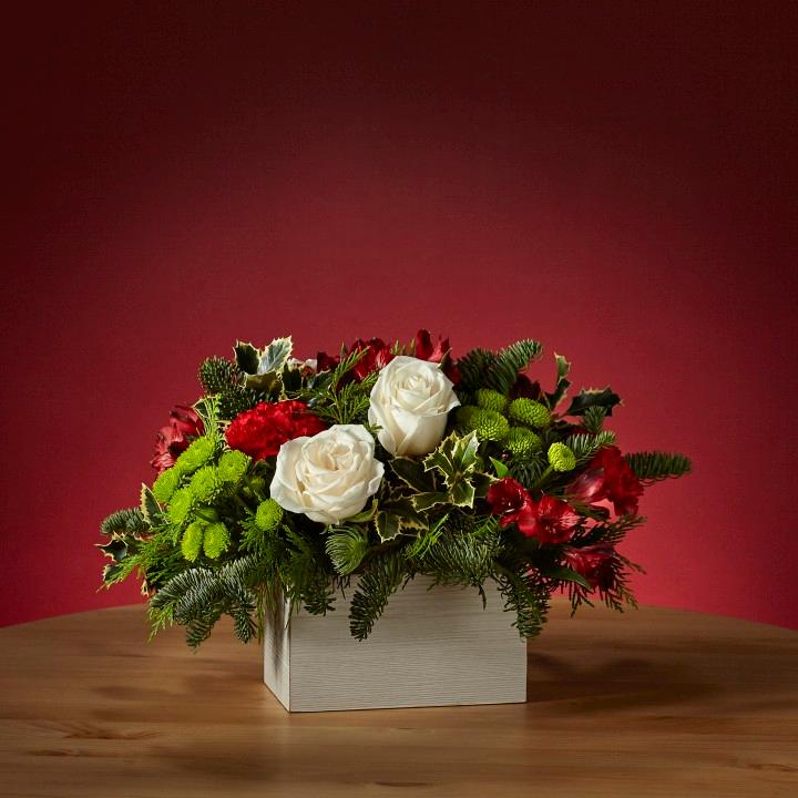 The Snow Ball Arrangement - Four Seasons Floristry