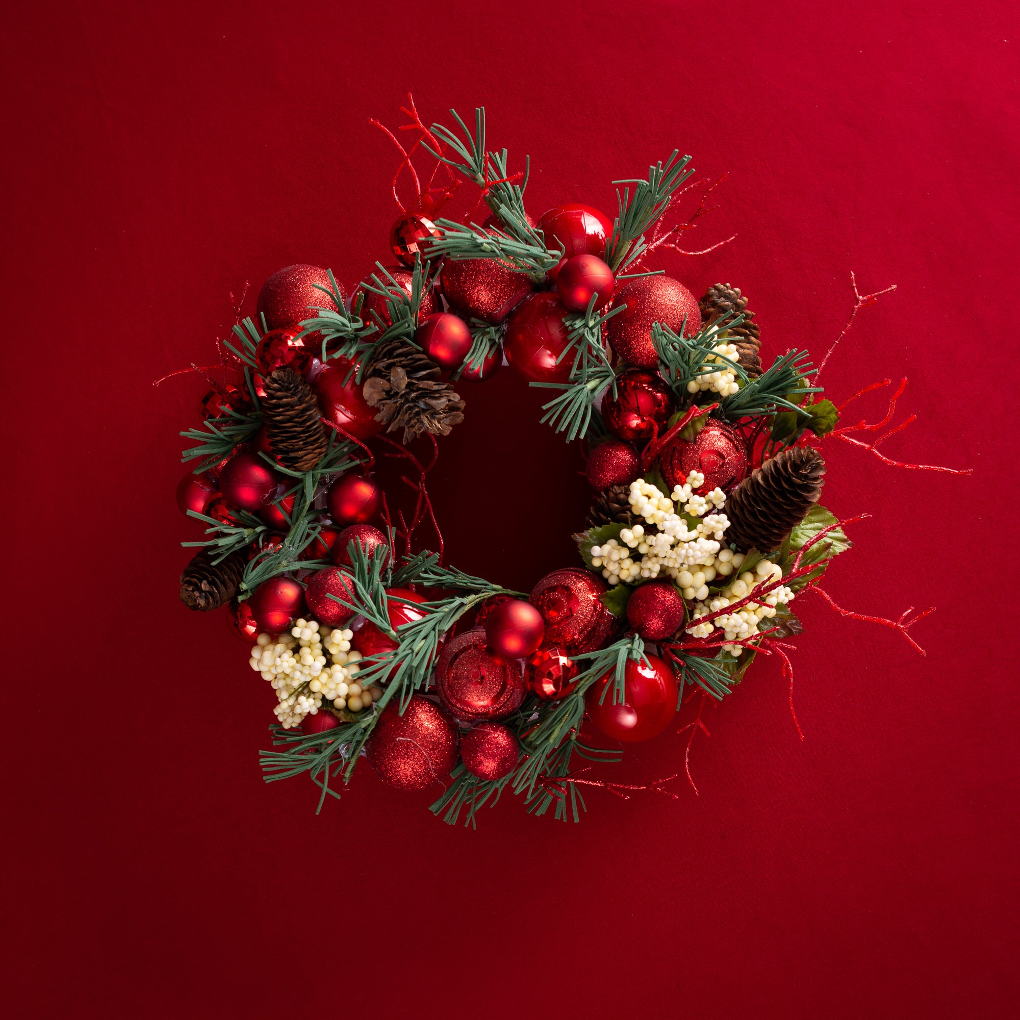 Merry & Bright Christmas Wreath