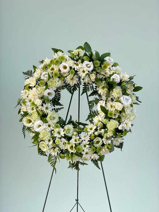 Care and Compassion Wreathe - Four Seasons Floristry