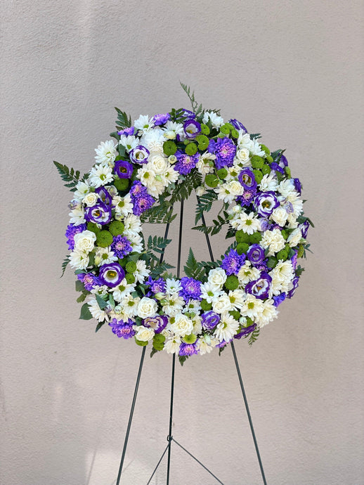 Sweet Remembrance Wreathe - Four Seasons Floristry