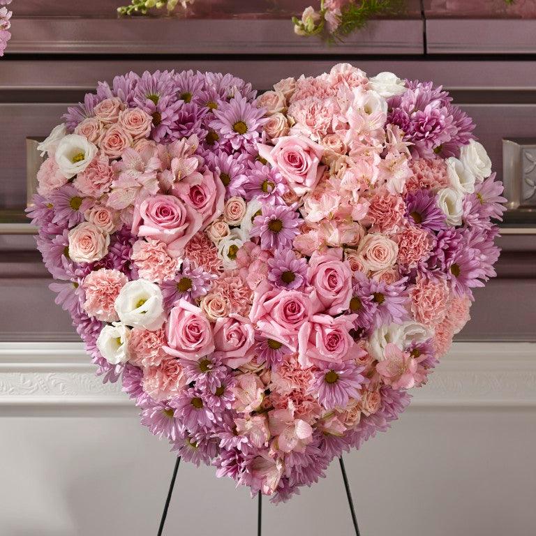 Pure Heart Wreathe - Four Seasons Floristry