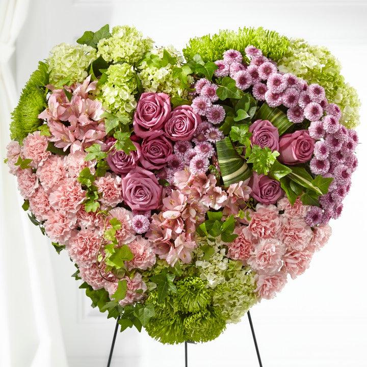 Heart to Heart Wreathe - Four Seasons Floristry