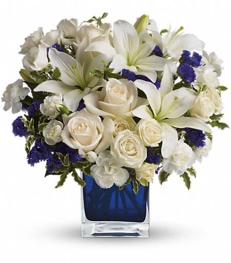 Sapphire Skies Bouquet - Four Seasons Floristry