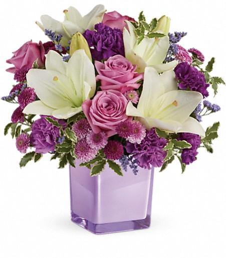 Pleasing Purple Bouquet - Four Seasons Floristry