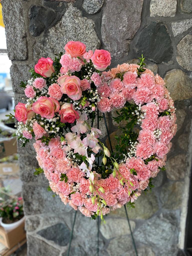 Heartfelt Sympathy Wreathe - Four Seasons Floristry